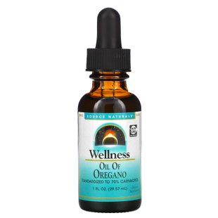 Масло орегано Source Naturals (Oil of Oregano Wellness) 29.57 мл купить в Киеве и Украине