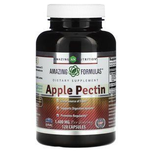 Amazing Nutrition, Apple Pectin, 1,400 mg, 120 Capsules (700 mg per Capsule) купить в Киеве и Украине