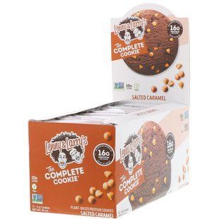 The Complete Cookie, солона карамель, Lenny,Larry's, 12 печива, 113 г кожне