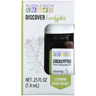 Откройте для себя эвкалипт, Aura Cacia, 7,4 мл купить в Киеве и Украине