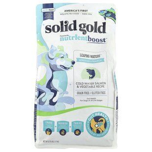 Solid Gold, Leaping Waters&trade;, For Dogs, All Life Stages, Cold Water Salmon & Vegetable Recipe, 3.75 lbs (1.7 kg)