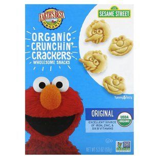 Earth's Best, Organic Crunchin' Crackers, 2+ Years, Original, 5.3 oz (150 g) купить в Киеве и Украине