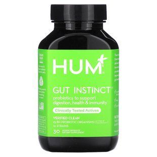 HUM Nutrition, Gut Instinct, 30 веганських капсул