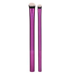 Dual eye brush, 2 brush sets