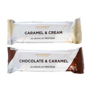 Progress Nutrition, Protein Bar, 60 g, caramel & cream купить в Киеве и Украине
