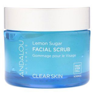 Andalou Naturals Brightening Sugar Scrub with Lemon (Facial Scrub) 50 ml
