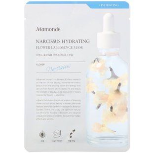 Зволожуюча маска з есенцією нарциса, Flower Lab Essence Mask, Mamonde, 1 шт., 25 мл
