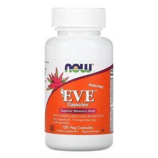 Витамины для женщин Ева Now Foods (Eve Capsules) 120 капсул купить в Киеве и Украине