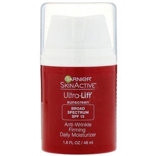 Укрепляющий увлажняющий дневной крем против морщин, SPF 15, Ultra-Lift, SkinActive, Garnier, 48 г купить в Киеве и Украине