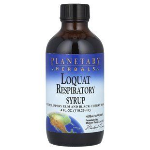 Planetary Herbals, Loquat Respiratory Syrup, 4 fl oz (118.28 ml)