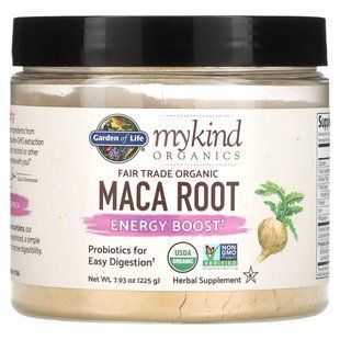 Мака корень органик ускоритель энергии Garden of Life (Maca Root MyKind Organics) 225 г купить в Киеве и Украине