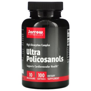 Поликозанол Jarrow Formulas (Ultra Policosanols) 10 мг 100 капсул купить в Киеве и Украине