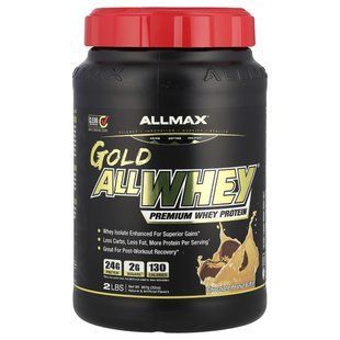 Whey protein ALLMAX Nutrition (AllWhey Gold) 907 g with chocolate peanut butter flavor