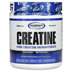 Gaspari Nutrition, Creatine, Unflavored, 300 g купить в Киеве и Украине