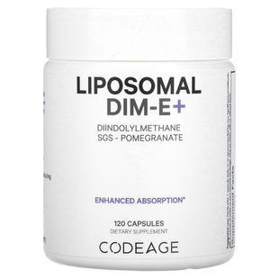 Липосомальный Дим + витамин Е CodeAge (Liposomal Dim-E) 120 капсул купить в Киеве и Украине