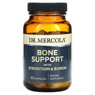 Стронций и бор для поддержки костей Dr. Mercola (Strontium & Boron Bone Support) 60 капсул купить в Киеве и Украине