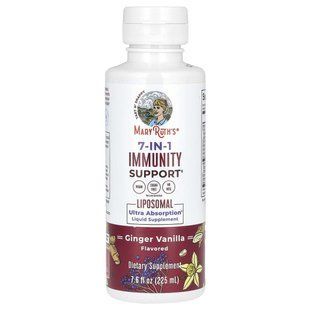 MaryRuth's, 7-in-1 Immunity Support Liposomal, Ultra Absorption, Ginger Vanilla, 7.6 fl oz (225 ml)
