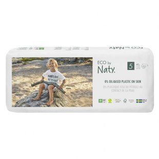 Органические подгузники Eco by Naty Размер 5 (от 11 до 25 кг) 40 шт купить в Киеве и Украине