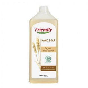 Органическое жидкое мыло для рук Friendly Organic с экстрактом риса 1000 мл купить в Киеве и Украине