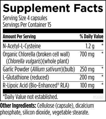 Designs for Health Heavy Metal Detox Support (Metal-X-Synergy) 60 Capsules