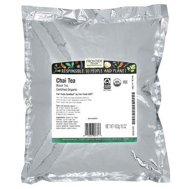 Organic Masala Tea Frontier Natural Products (Fair Trade Tea) 453 g