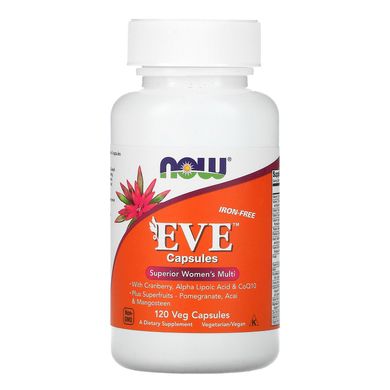 Вітаміни для жінок Єва Now Foods (Eve Capsules) 120 капсул