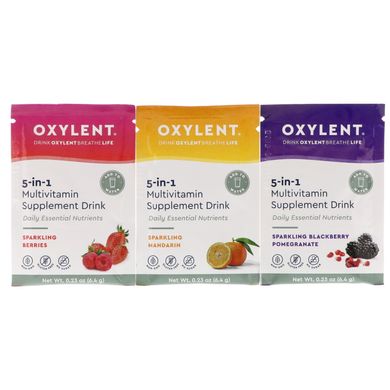Oxylent, Мультивітамінний напій з добавками, Vitalah, 30 пакетів