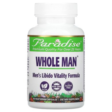 Формула енергії для чоловіків Paradise Herbs (Whole-Man) 60 капсул