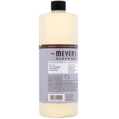 Концентрат для очищення різного роду поверхонь, з запахом лаванди, Mrs Meyers Clean Day, 32 рідкі унції (946 мл)
