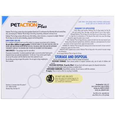 Для маленьких собак, PetAction Plus, 3 дози - 0,023 р унц