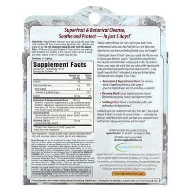 Детоксикація організму на 5 днів ягоди appliednutrition (5 Day Liquid Cleanse Flush) 10 шт. по 10 мл