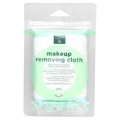 Earth Therapeutics, Makeup Removing Cloth, White, 1 Cloth купить в Киеве и Украине