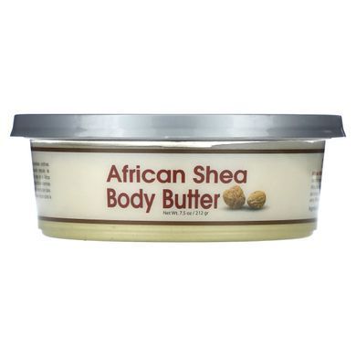 Okay Pure Naturals, Африканське масло ши для шкіри та волосся, відбілювання, 212 г (7,5 унції)