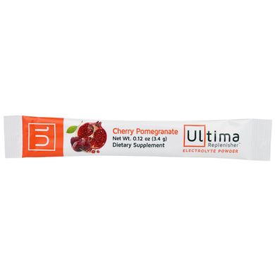 Электролиты вкус вишня-гранат Ultima Replenisher (Electrolyte Supplemen) 20 пакетов по 3.4 г купить в Киеве и Украине