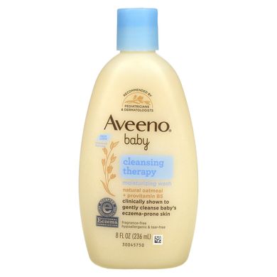 Дитячий гель для душу зволожуючий без запаху Aveeno (Moisturizing Wash) 236 мл