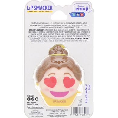 Бальзам для губ Disney Emoji, Belle, #LastRosePetal, Lip Smacker, 0,26 унції (7,4 г)