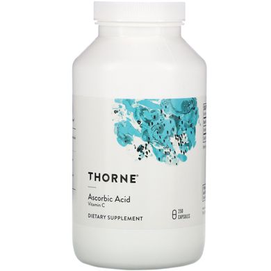 Вітамін С аскорбінова кислота Thorne Research (Ascorbic Acid) 250 капсул