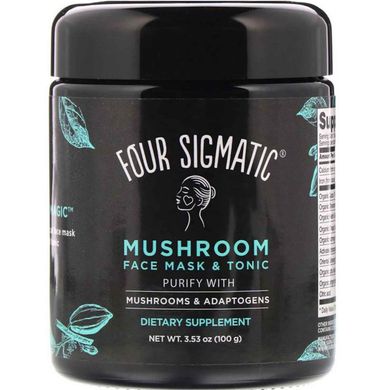 Грибна маска і тонік для обличчя Four Sigmatic (Purify with Mushrooms & Adaptogens) 100 г