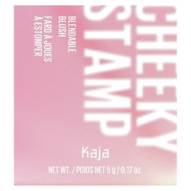 Kaja, Cheeky Stamp, Blendable Blush, 01 Coy, 0.17 oz (5 g)
