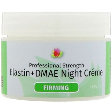 Еластин + DMAE нічний крем, Reviva Labs, 1,5 унц (42 г)