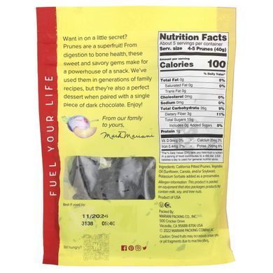 Mariani Dried Fruit, Premium, калифорнийский чернослив без косточек, 198 г (7 унций) купить в Киеве и Украине