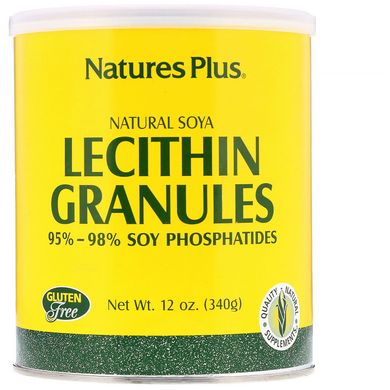 Лецитин із сої Nature's Plus (Lecithin Granules) гранули 340 г