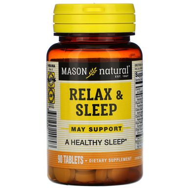 Відпочинок і сон, Mason Natural, 90 таблеток