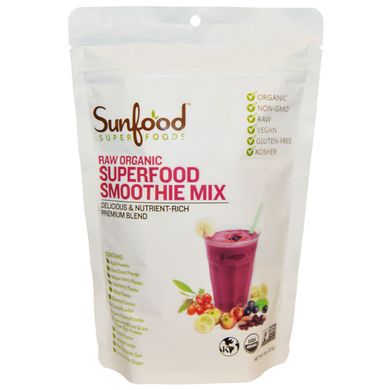 Sunfood, Organic Superfood Smoothie Mix, Original , 8 oz (227 g)