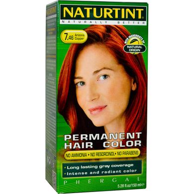 Фарба для волосся, Permanent Hair Color, Naturtint, 7,46 Арізона Мідь, 150 мл