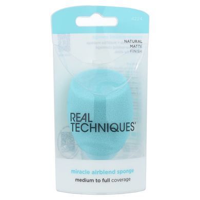 Real Techniques, Sponge +, губка Miracle Airblend, с антимикробным настоем, шаг: смесь, 1 губка купить в Киеве и Украине