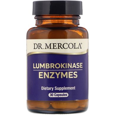 Ферменты люмброкиназы, Lumbrokinase Enzymes, Dr. Mercola, 30 капсул купить в Киеве и Украине