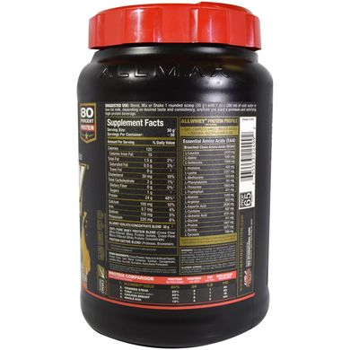 Сироватковий протеїн ALLMAX Nutrition (AllWhey Gold) 907 г зі смаком шоколадно арахісового масла