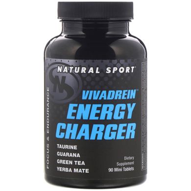 Віварін, Vivadrein Energy Tabs, Natural Sport, 90 мінітаблеток
