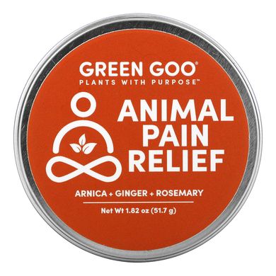 Бальзам для снятия боли от животных, Animal Pain Relief Salve, Green Goo, 51,7 г купить в Киеве и Украине